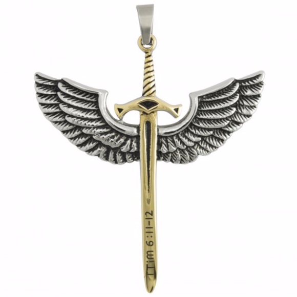 Sword Wings with scripter Pendant